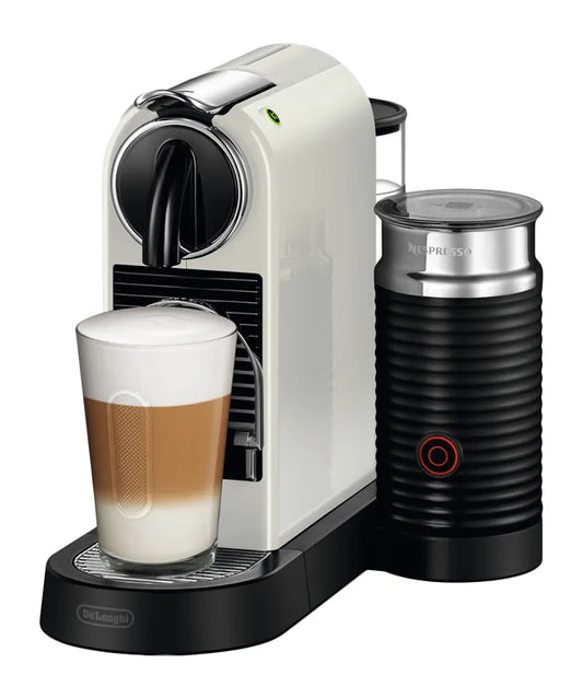 De’Longhi CitiZ & Milk EN267.WAE Nespresso Capsule Coffee Machine – White