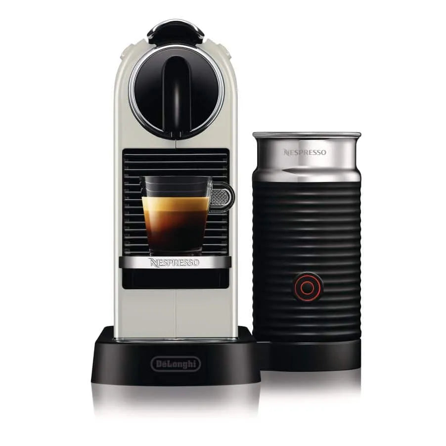 De’Longhi CitiZ & Milk EN267.WAE Nespresso Capsule Coffee Machine – White