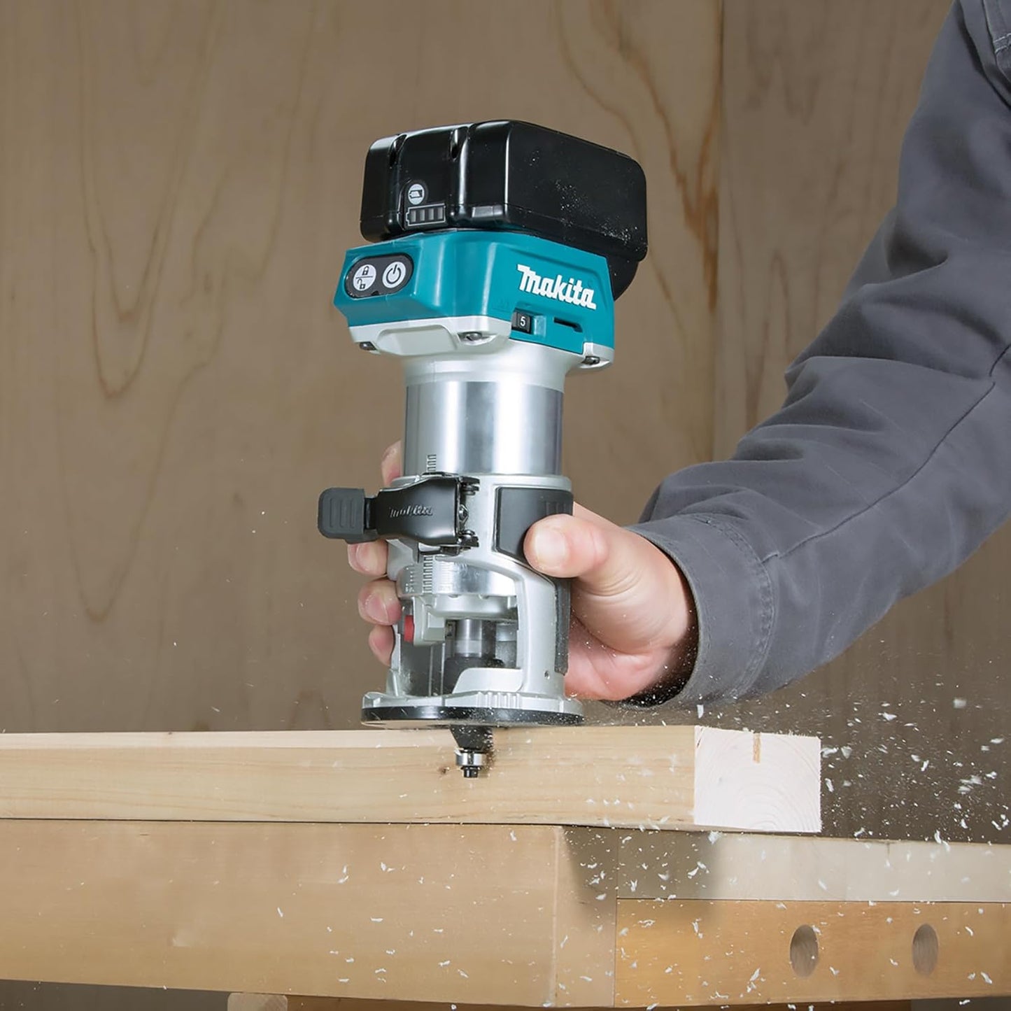 Makita 18 V Akku-Fräse DRT50ZJX2