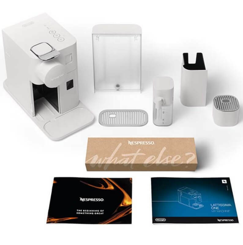 De’Longhi Lattissima One Nespresso Coffee Machine EN510.W – White